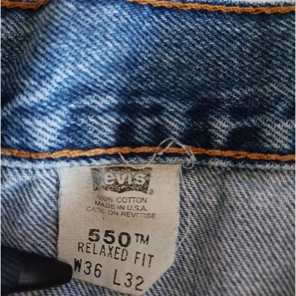 Vintage 550' s Distressed Medium wash jeans 👖 - Picture 7 of 16